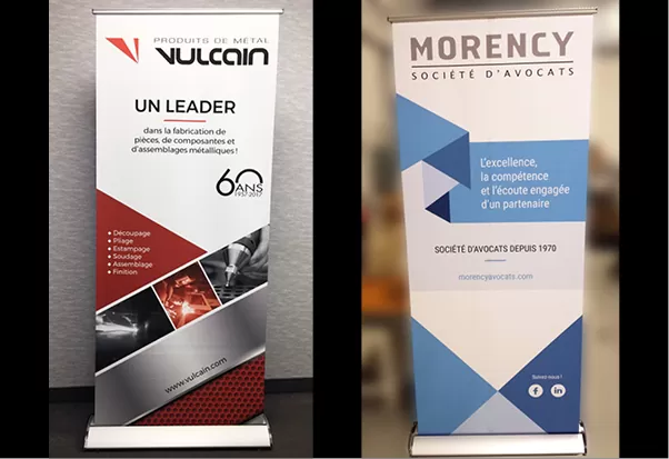 Enrouleur publicitaire